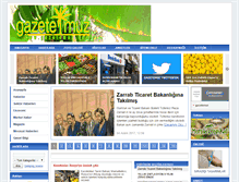 Tablet Screenshot of gazetemuz.com